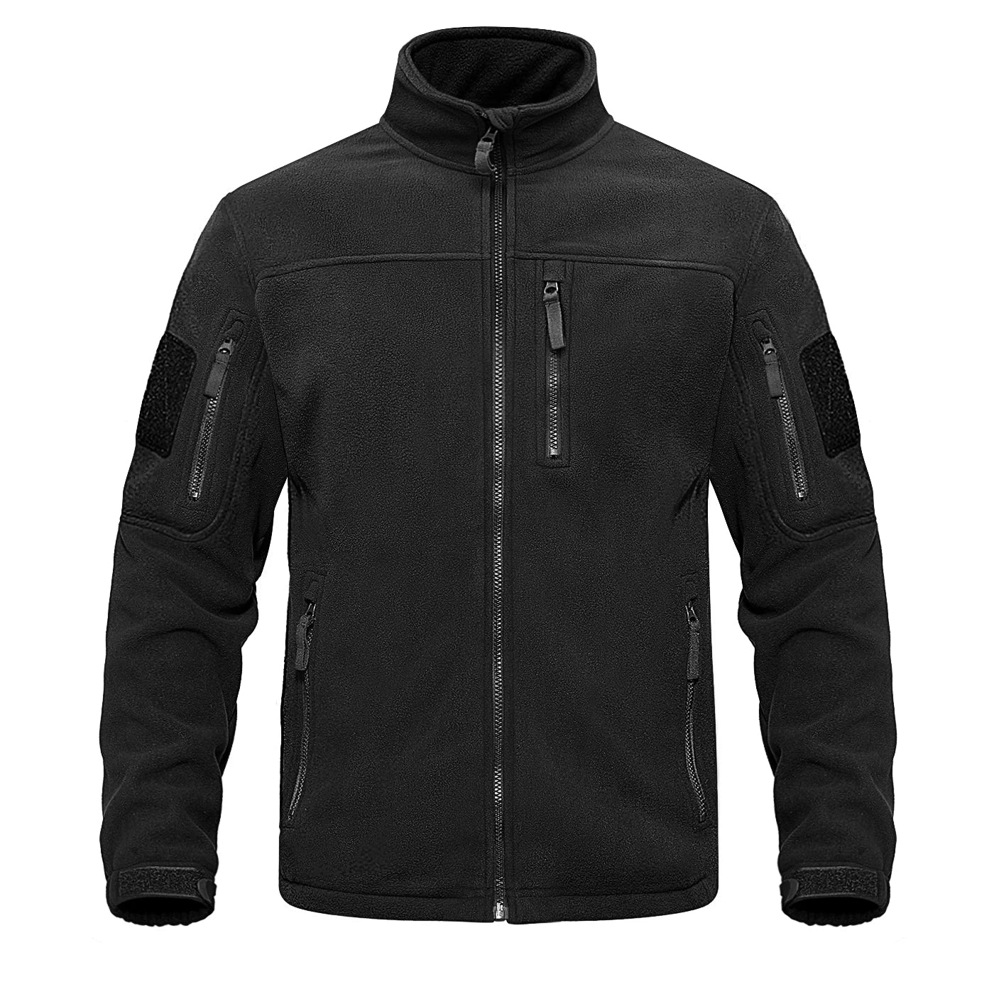 Men's Waterproof Jacket with Detachable Hood and Pockets