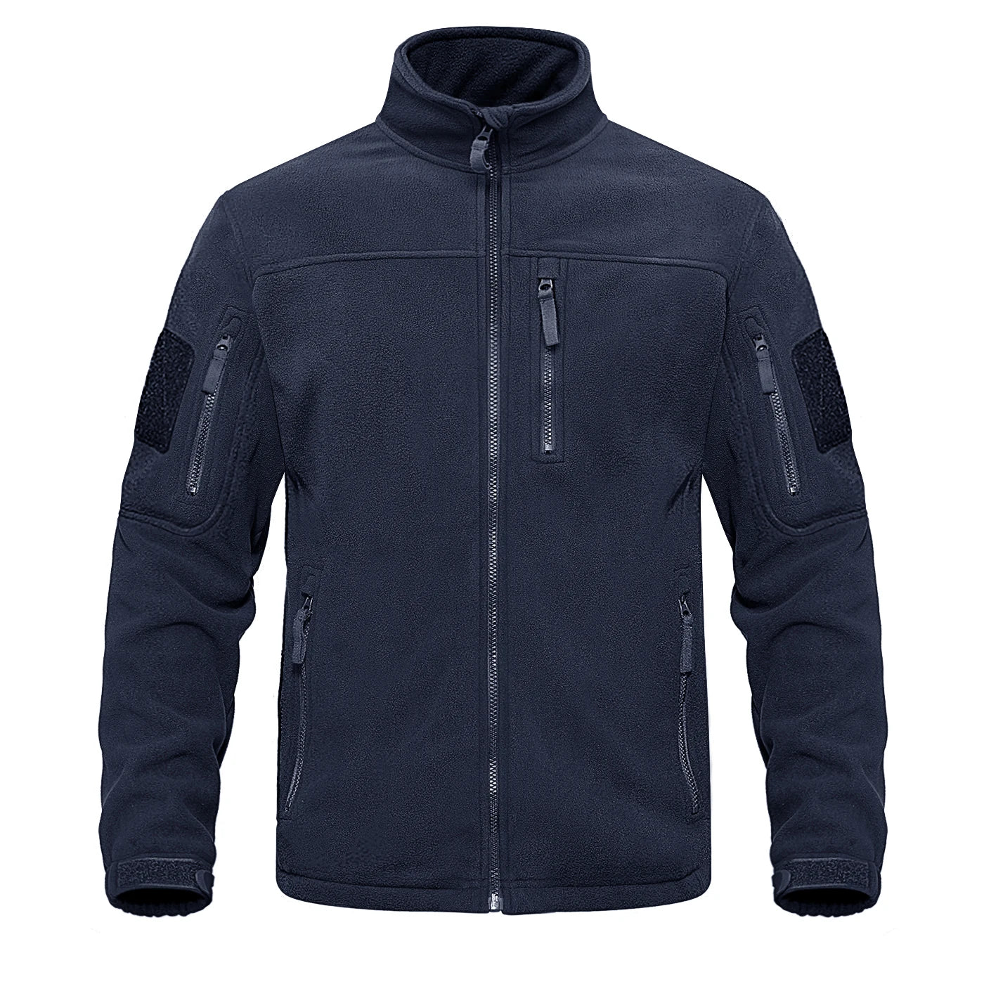 Men's Waterproof Jacket with Detachable Hood and Pockets