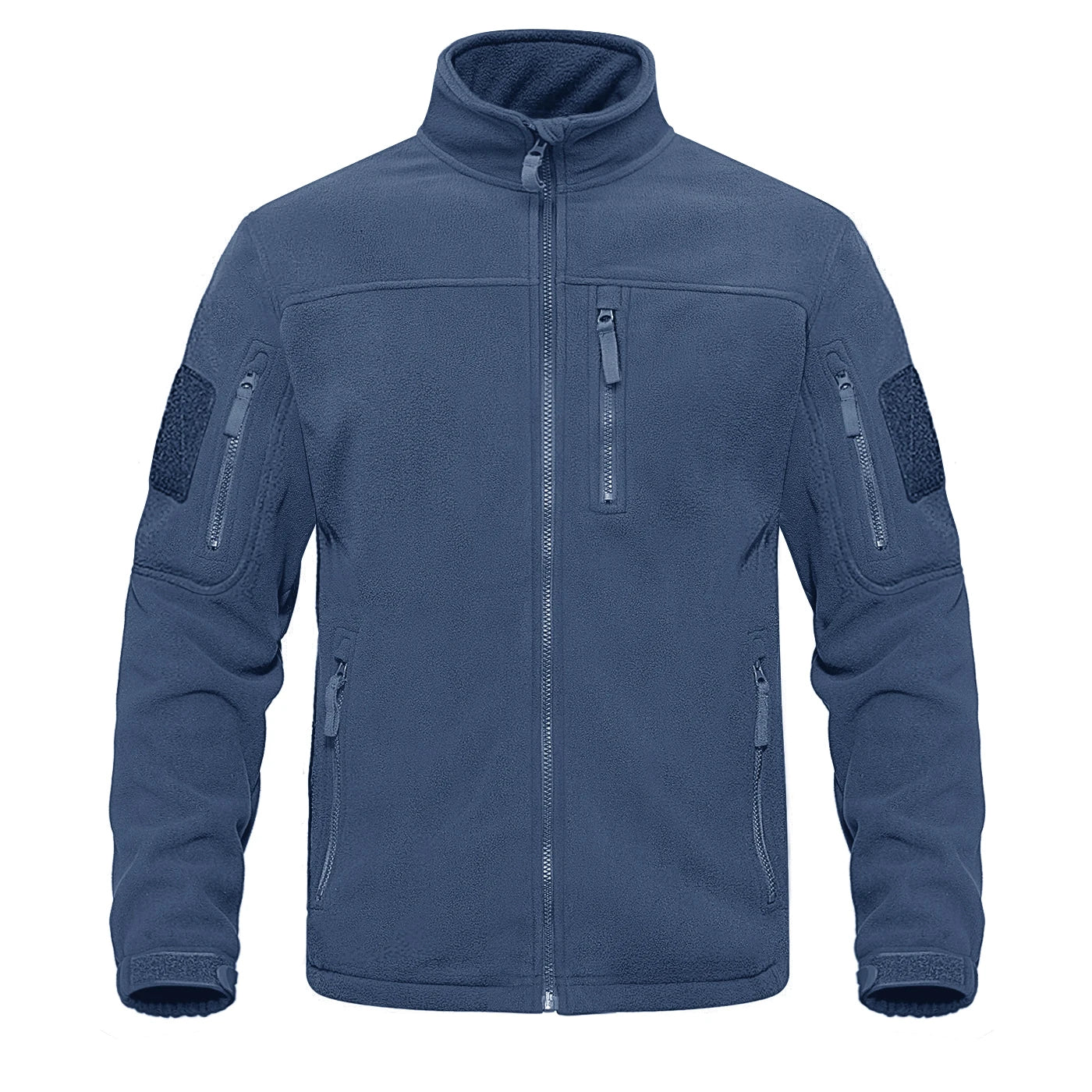 Men's Waterproof Jacket with Detachable Hood and Pockets