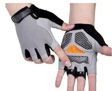 Gym Gloves Women Men Weightlifting Dumbbell Fitness Sport Training Exercise Gloves Non Slip Breathable Fingerless Cycling Gloves