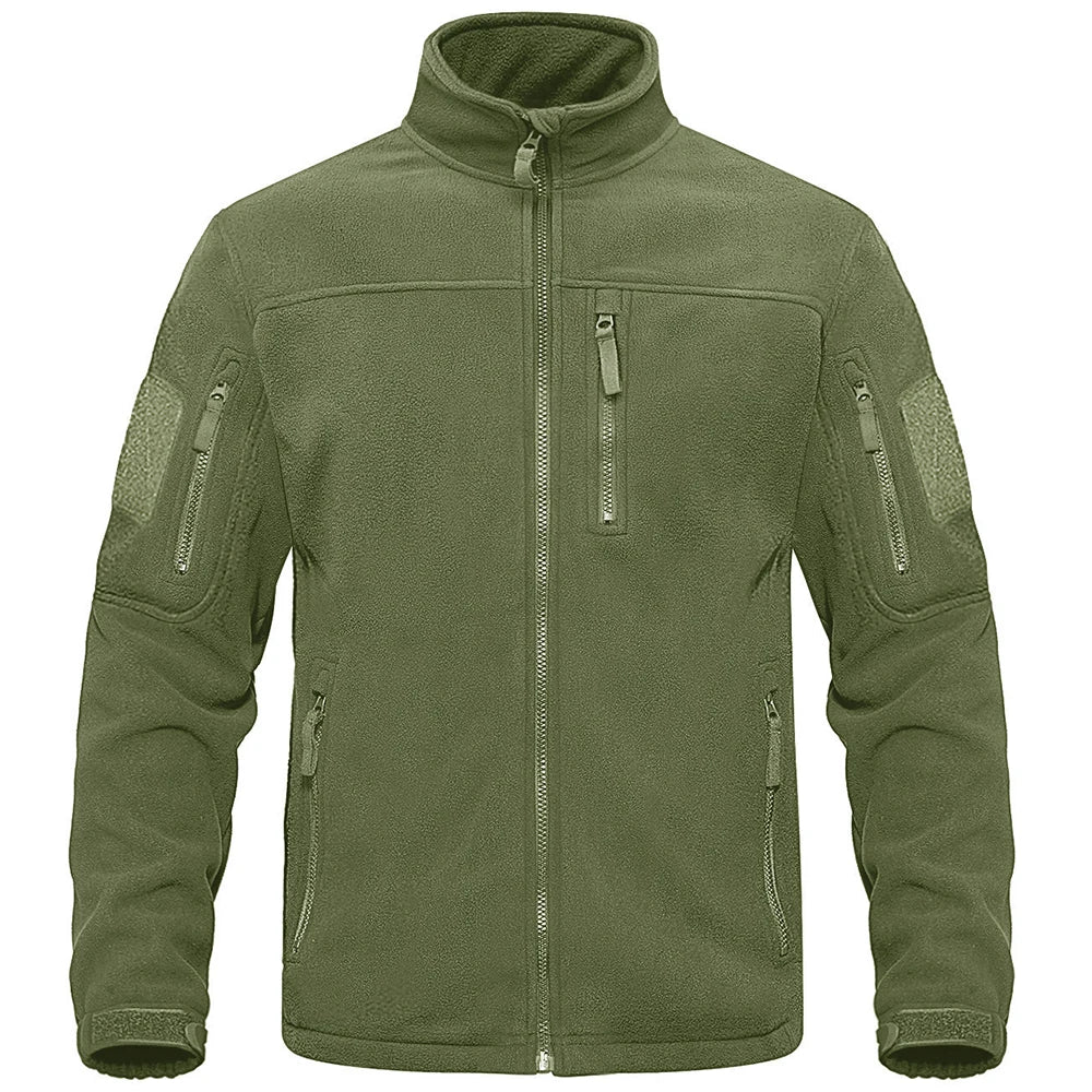 Men's Waterproof Jacket with Detachable Hood and Pockets