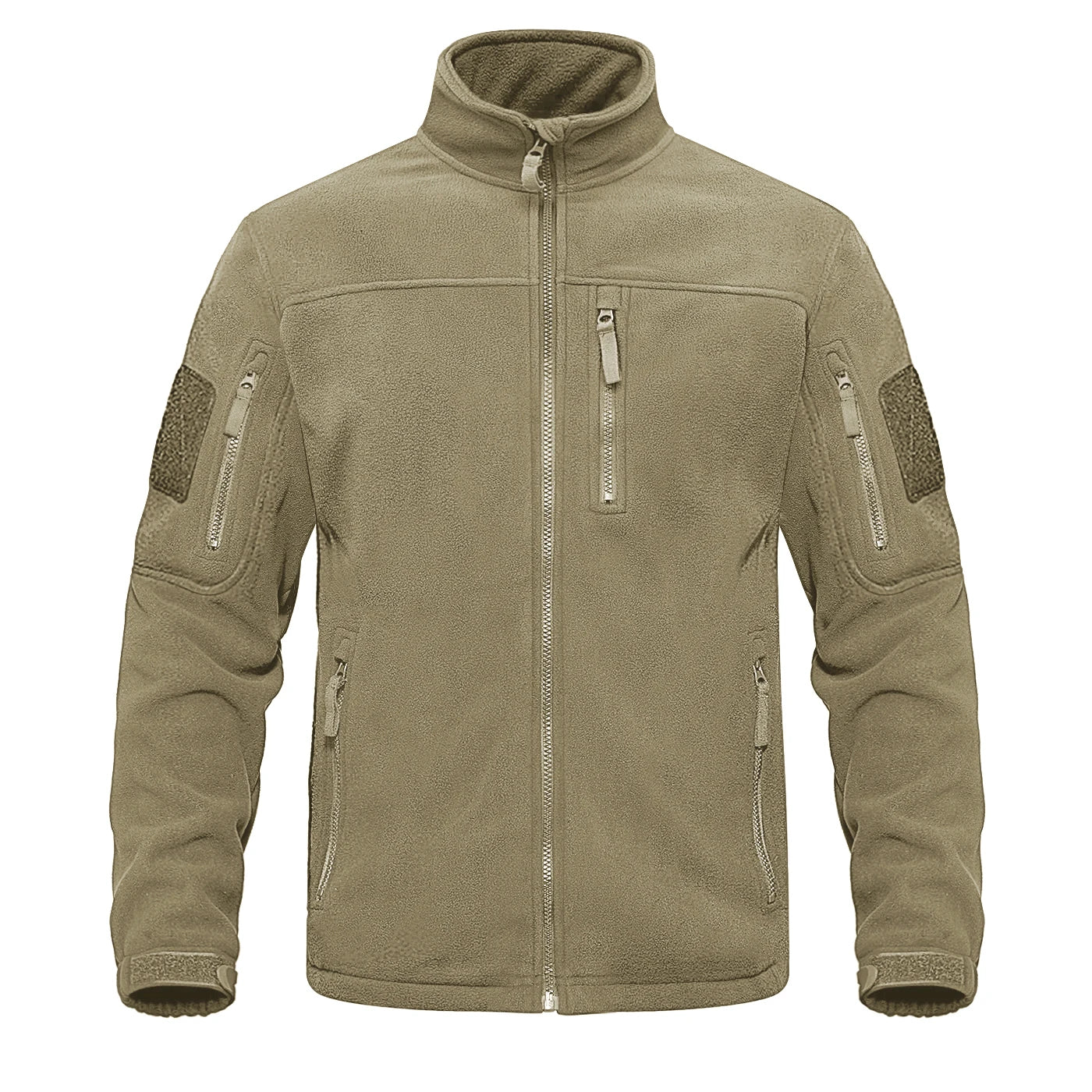 Men's Waterproof Jacket with Detachable Hood and Pockets