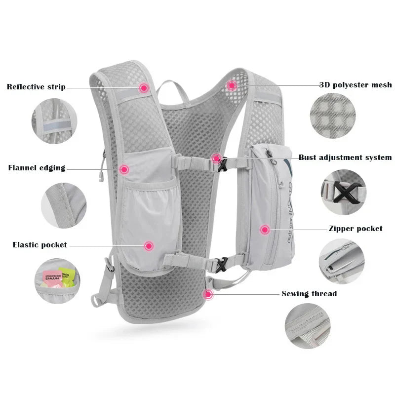 INOXTO Waterproof Running Backpack