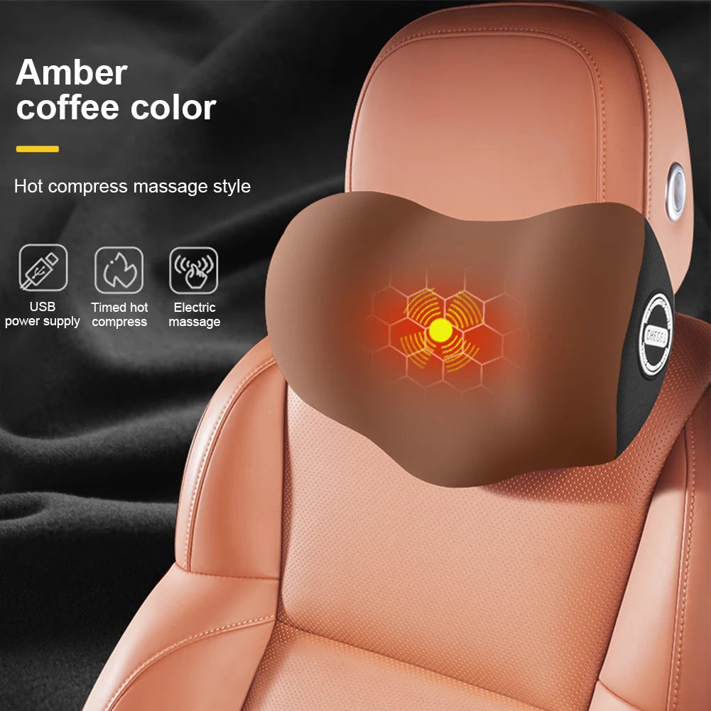 Electric Massage Chair Pad with Soothing Heat Therapy – Ideal for Home & Car