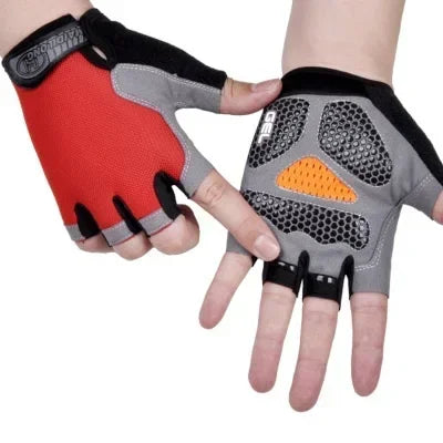 Gym Gloves Women Men Weightlifting Dumbbell Fitness Sport Training Exercise Gloves Non Slip Breathable Fingerless Cycling Gloves