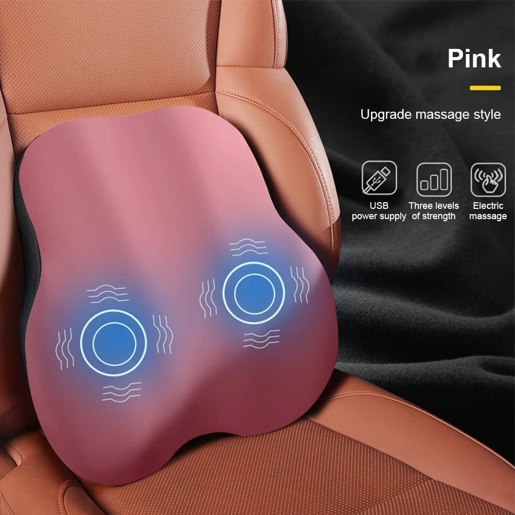 Electric Massage Chair Pad with Soothing Heat Therapy – Ideal for Home & Car