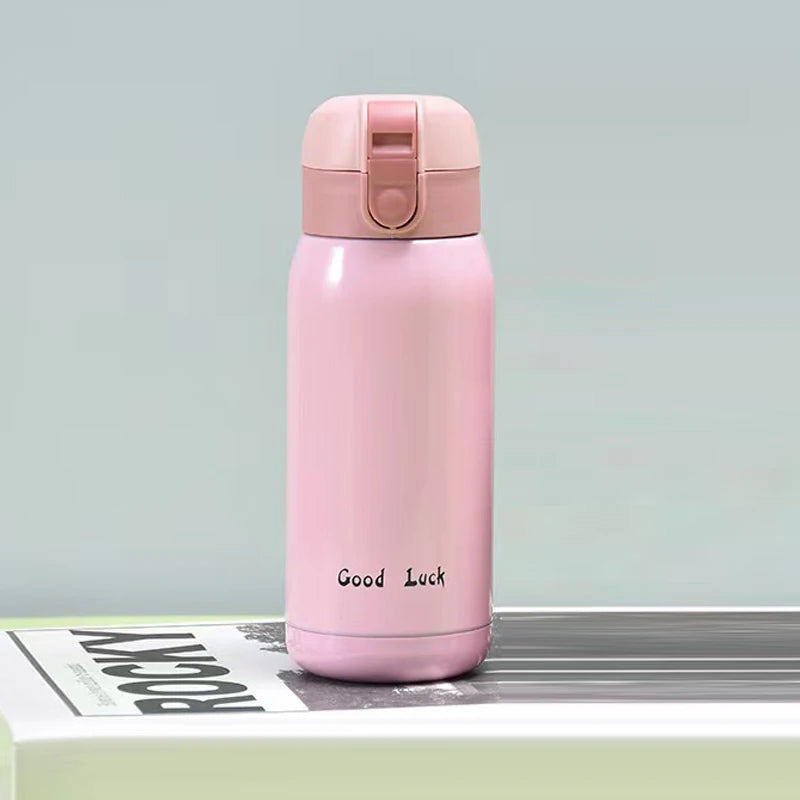 Mini Thermos Cup 200ml/360ml Pocket Cup Stainless Steel Thermal Coffee Mug Vacuum Flask Insulated Hot Water Bottle Kids Gift