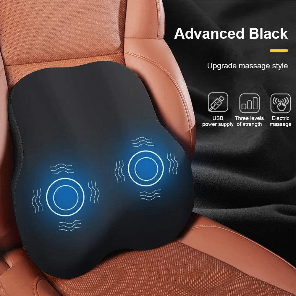 Electric Massage Chair Pad with Soothing Heat Therapy – Ideal for Home & Car