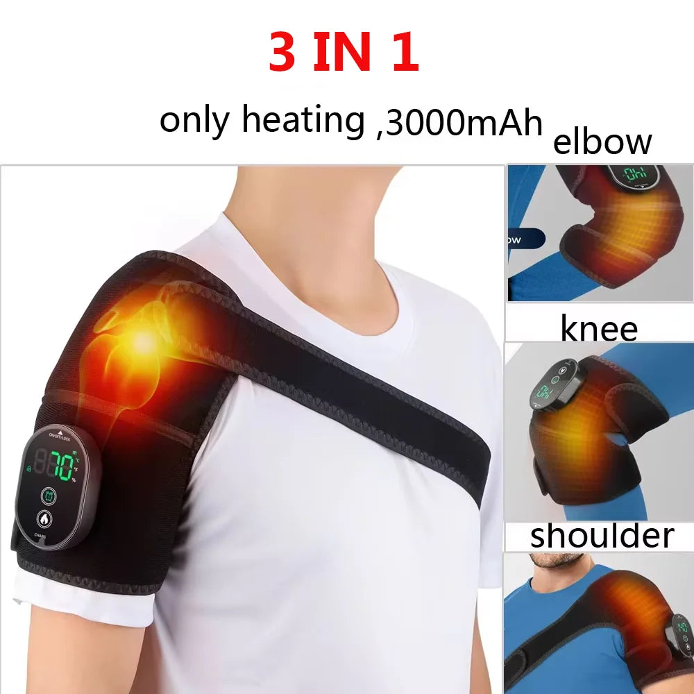 USB Rechargeable Electric Heating Shoulder Pad