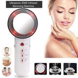 3 In 1 EMS Ultrasonic Cavitation Weight Lose Facial Lifting Body Slimming Massager Galvanic Infrared Lipo Fat Burner Machine
