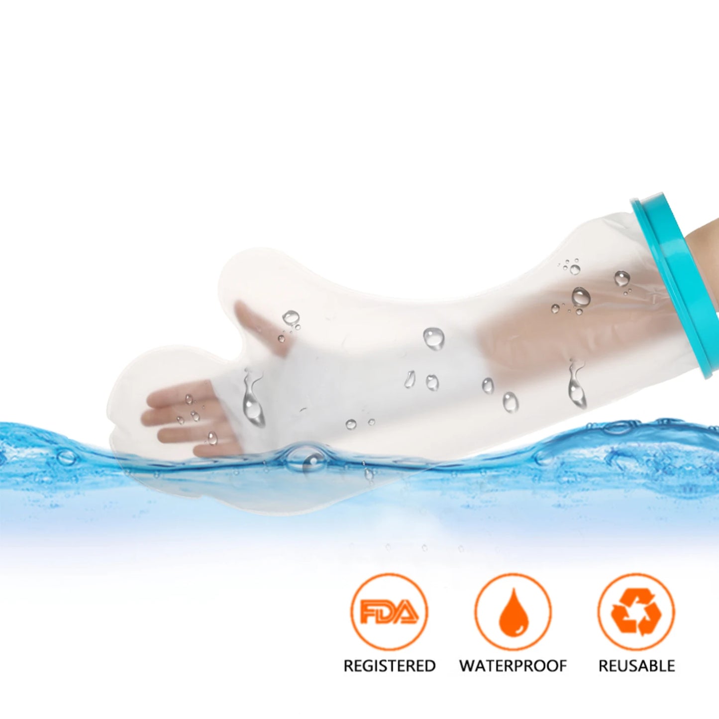 AquaGuard Foot Cover – Keep Casts Dry & Safe!
