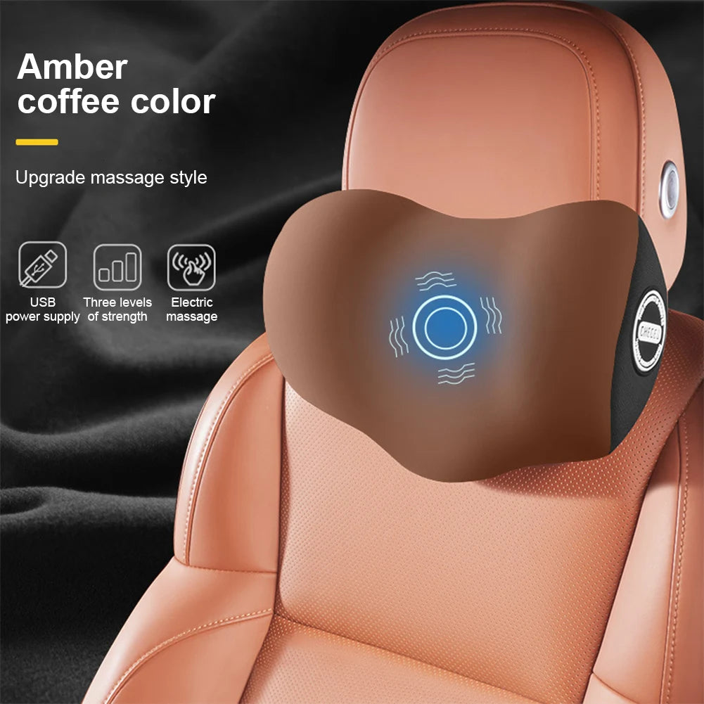Electric Massage Chair Pad with Soothing Heat Therapy – Ideal for Home & Car