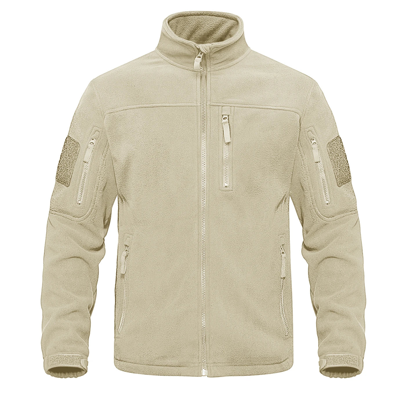 Men's Waterproof Jacket with Detachable Hood and Pockets