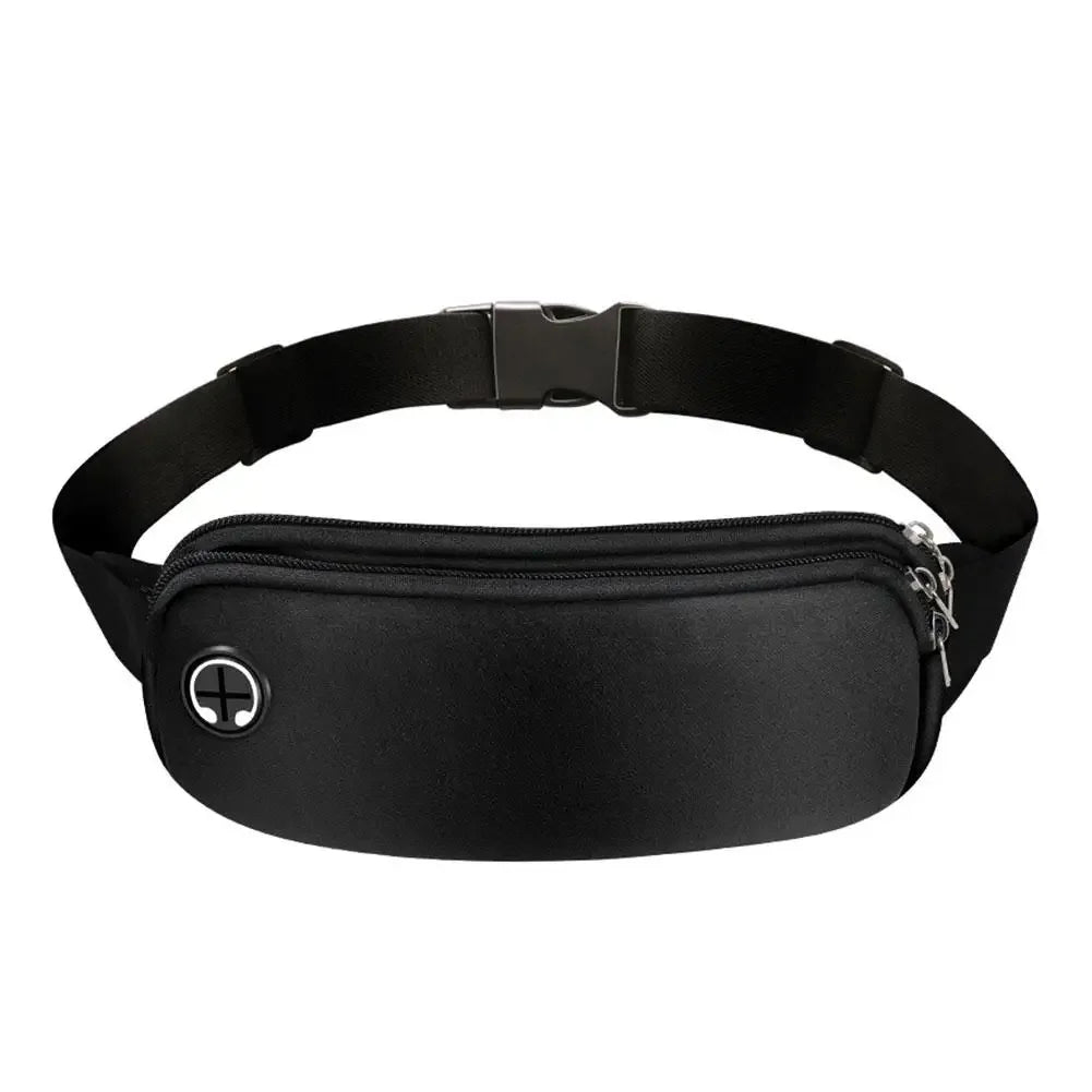 Sports Fanny Pack Women Belt Bag Men Running Waist Bag Phone Black Gym Bags Running Accessories