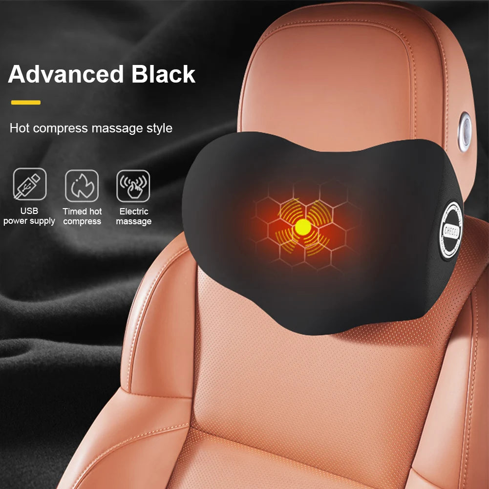 Electric Massage Chair Pad with Soothing Heat Therapy – Ideal for Home & Car