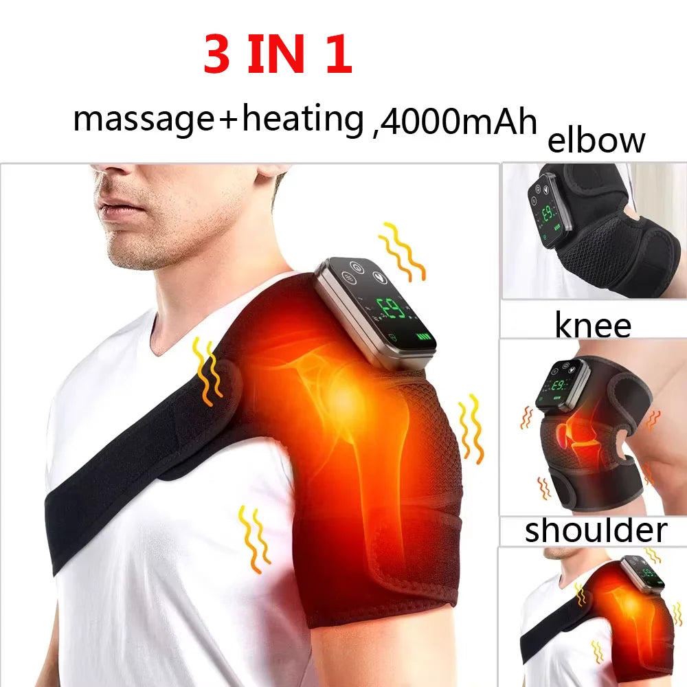 USB Rechargeable Electric Heating Shoulder Pad