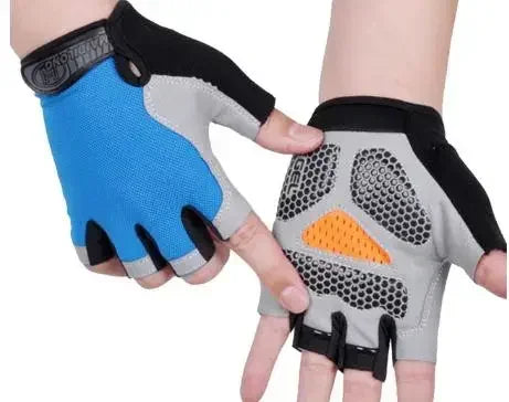 Gym Gloves Women Men Weightlifting Dumbbell Fitness Sport Training Exercise Gloves Non Slip Breathable Fingerless Cycling Gloves