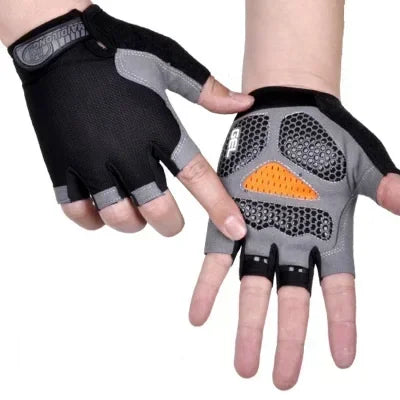 Gym Gloves Women Men Weightlifting Dumbbell Fitness Sport Training Exercise Gloves Non Slip Breathable Fingerless Cycling Gloves