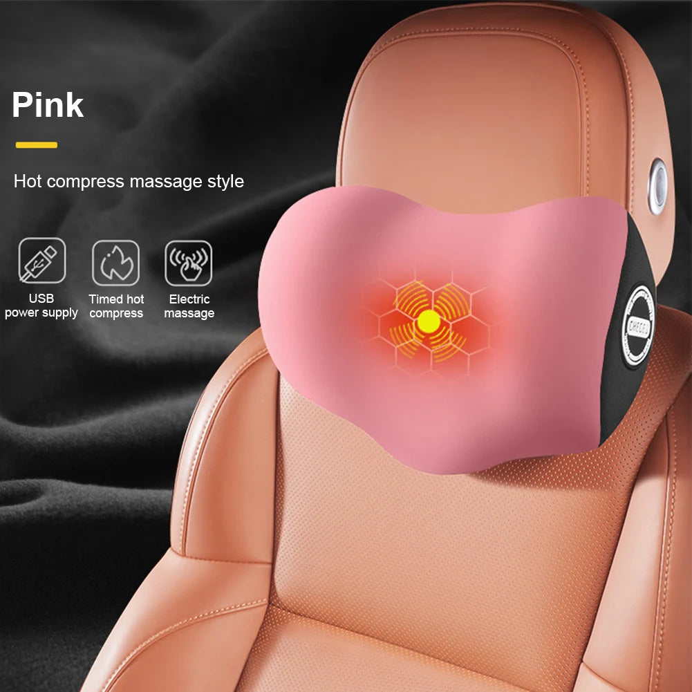Electric Massage Chair Pad with Soothing Heat Therapy – Ideal for Home & Car