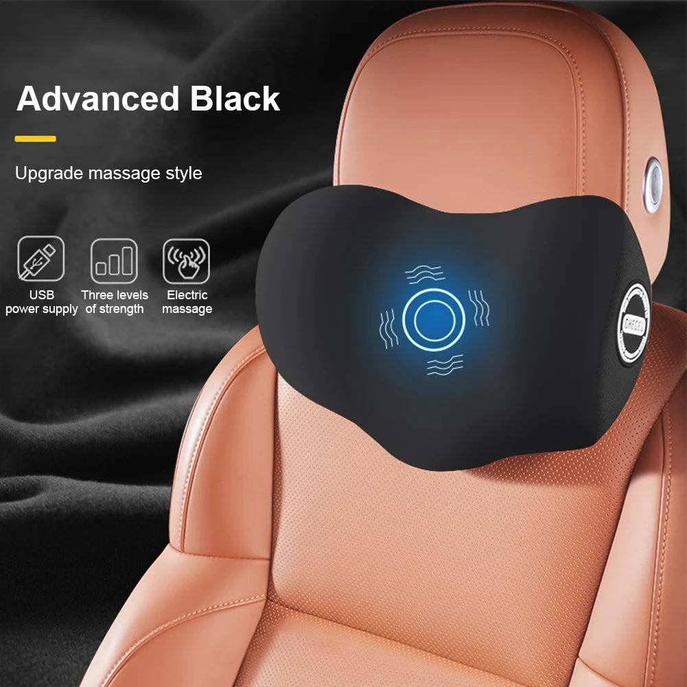 Electric Massage Chair Pad with Soothing Heat Therapy – Ideal for Home & Car