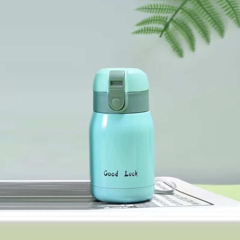 Mini Thermos Cup 200ml/360ml Pocket Cup Stainless Steel Thermal Coffee Mug Vacuum Flask Insulated Hot Water Bottle Kids Gift