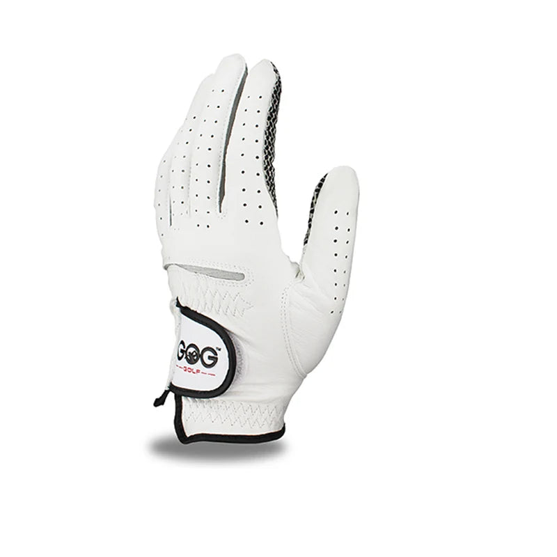 Pack 1 Pc Golf Gloves Men's Left/Right Hand Soft Breathable Pure Sheepskin With Anti-slip Granules Golf Gloves Golf Men