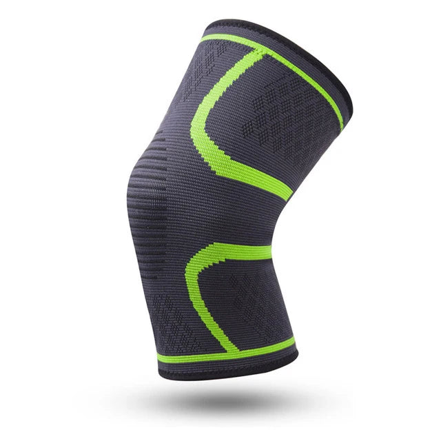 1 Pcs Compression Knee Support Sleeve Elastic Breathable Knee Pads Brace Springs Gym Sports Protector Basketball Volleyball Run