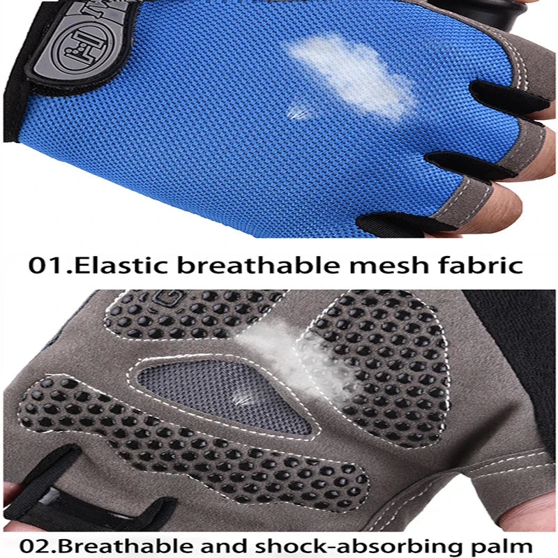 Men’s Half Finger Cycling and Gym Gloves