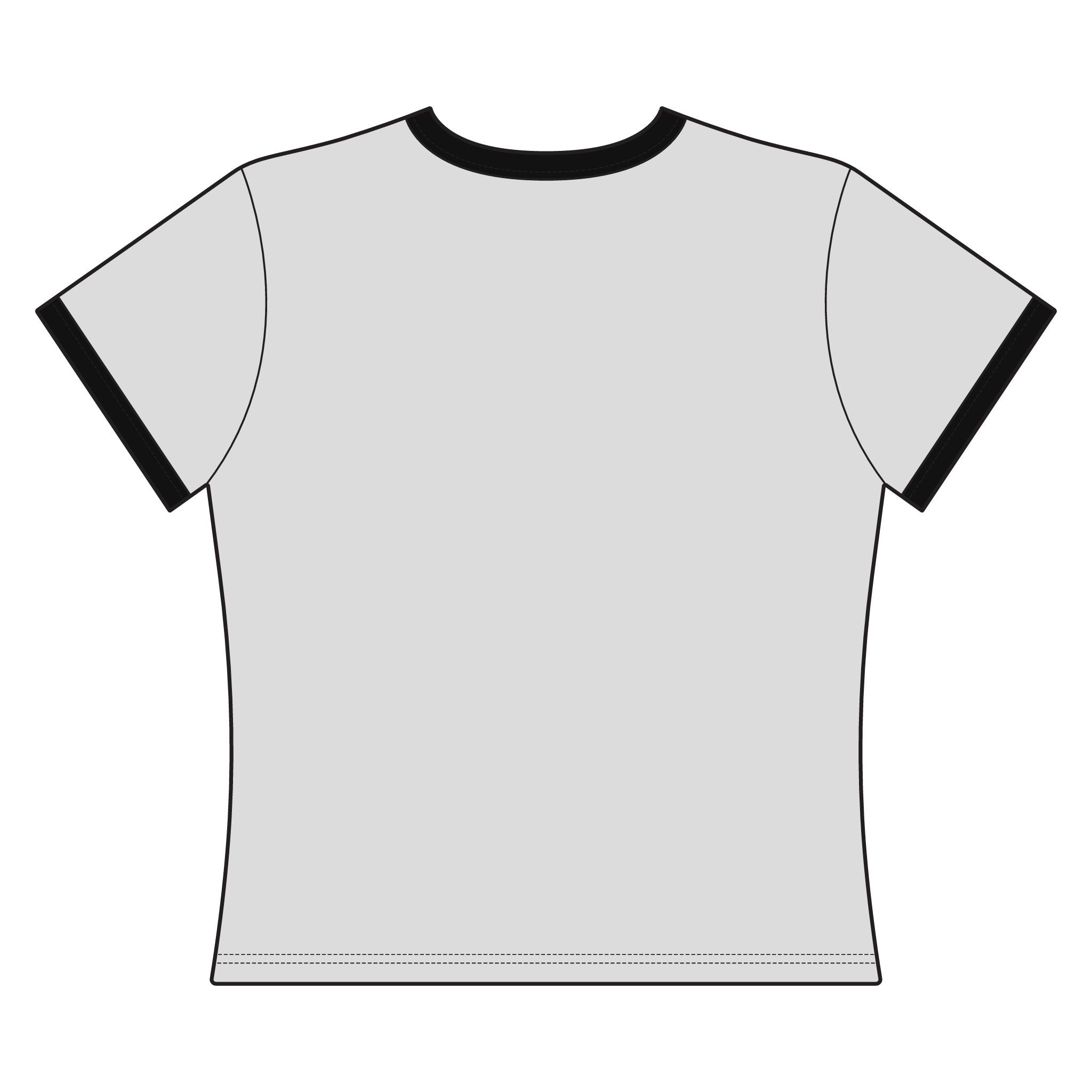 Mountain Graphic Ringer Tee – Women's Blue Peak Outdoor Shirt