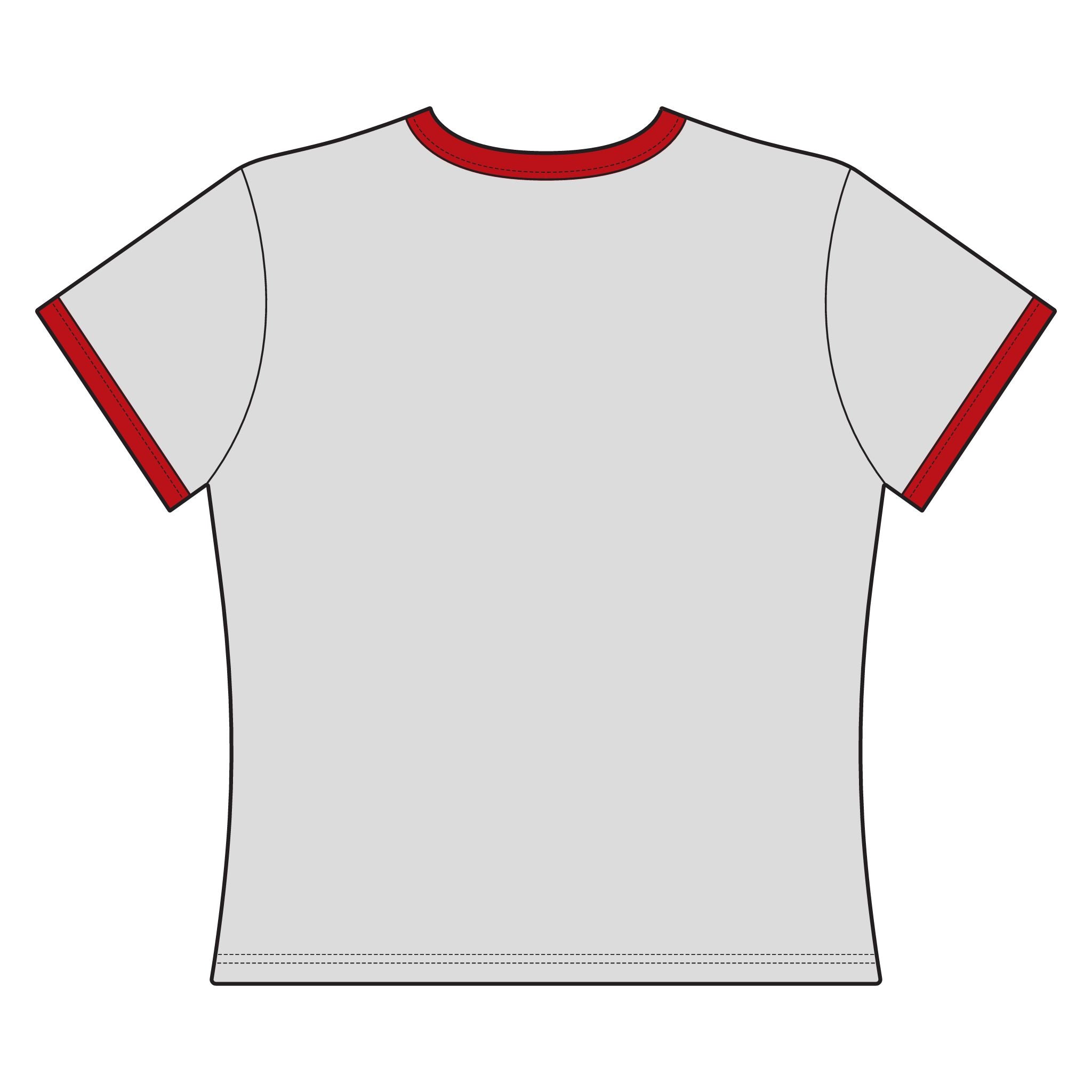 Mountain Graphic Ringer Tee – Women's Blue Peak Outdoor Shirt