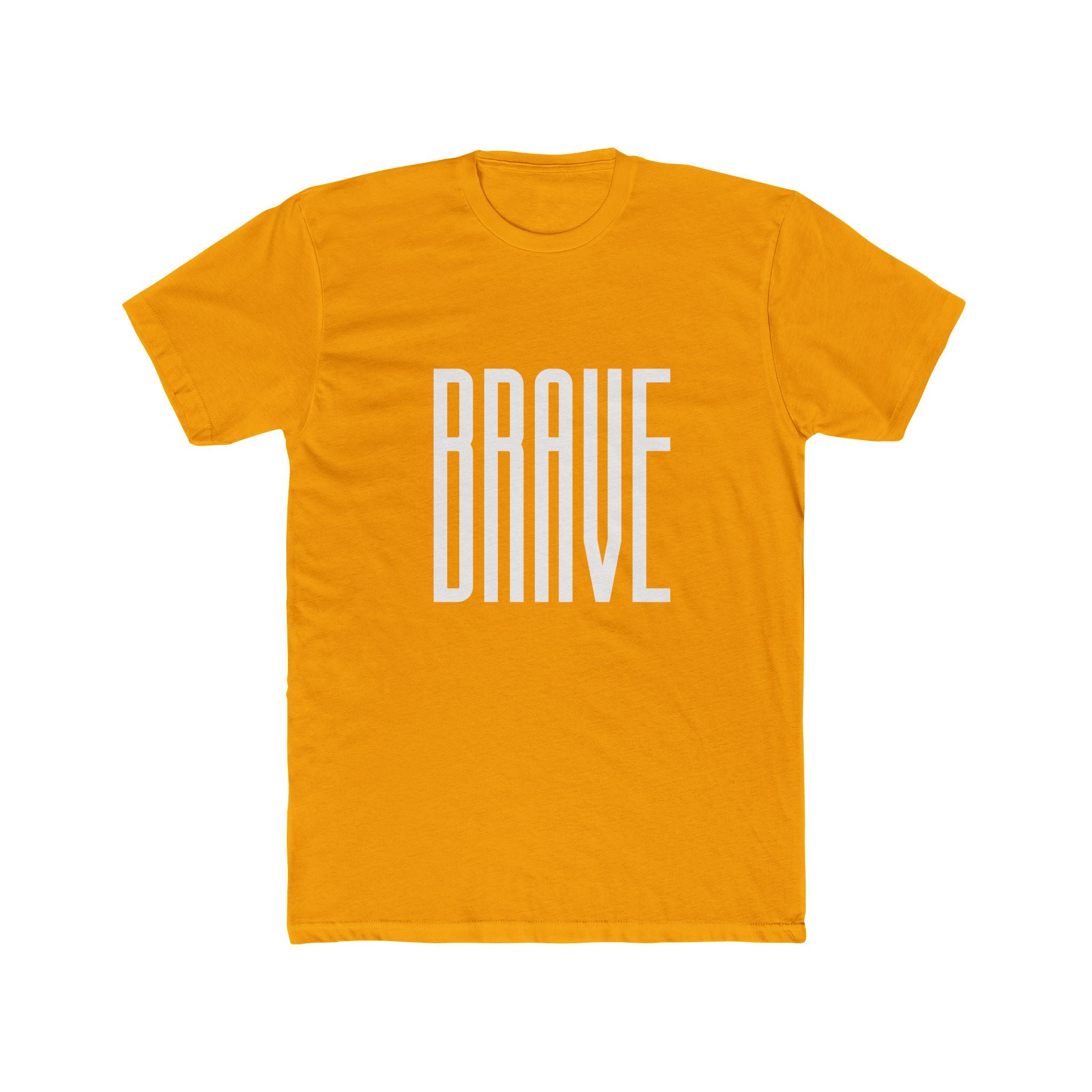 White Minimalist Crew Tee — Subtle Tone-on-Tone Design