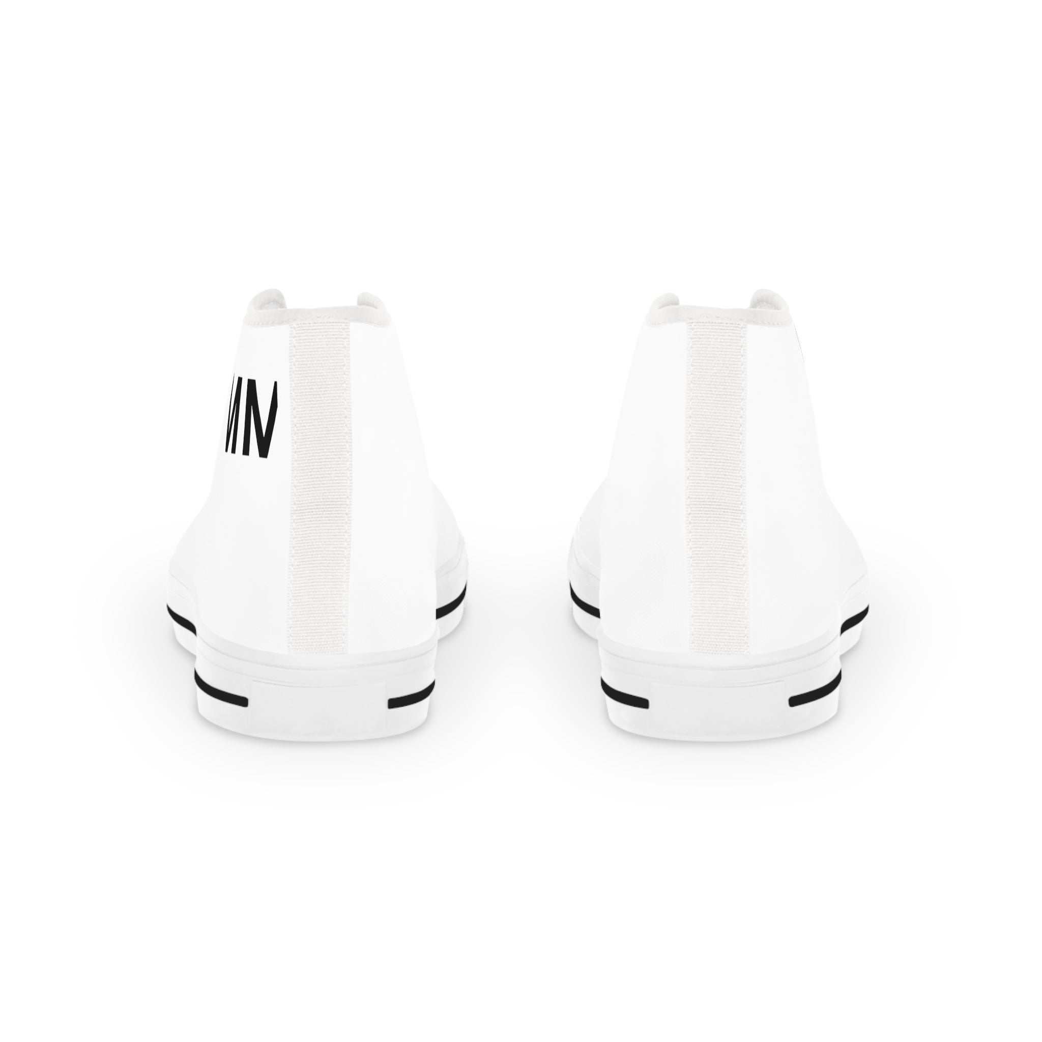 White High Top Sneakers — Classic Men’s Canvas Trainers