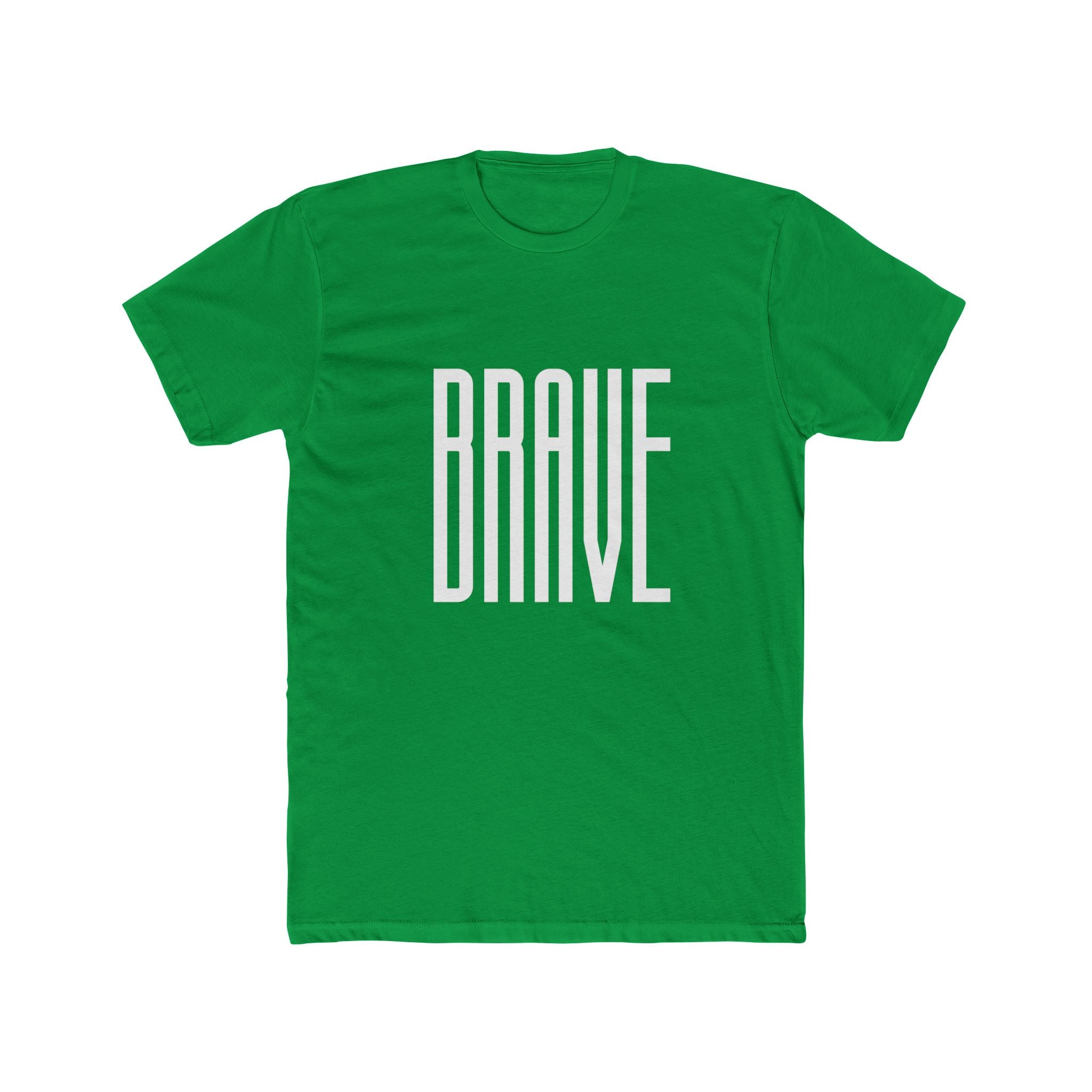 White Minimalist Crew Tee — Subtle Tone-on-Tone Design