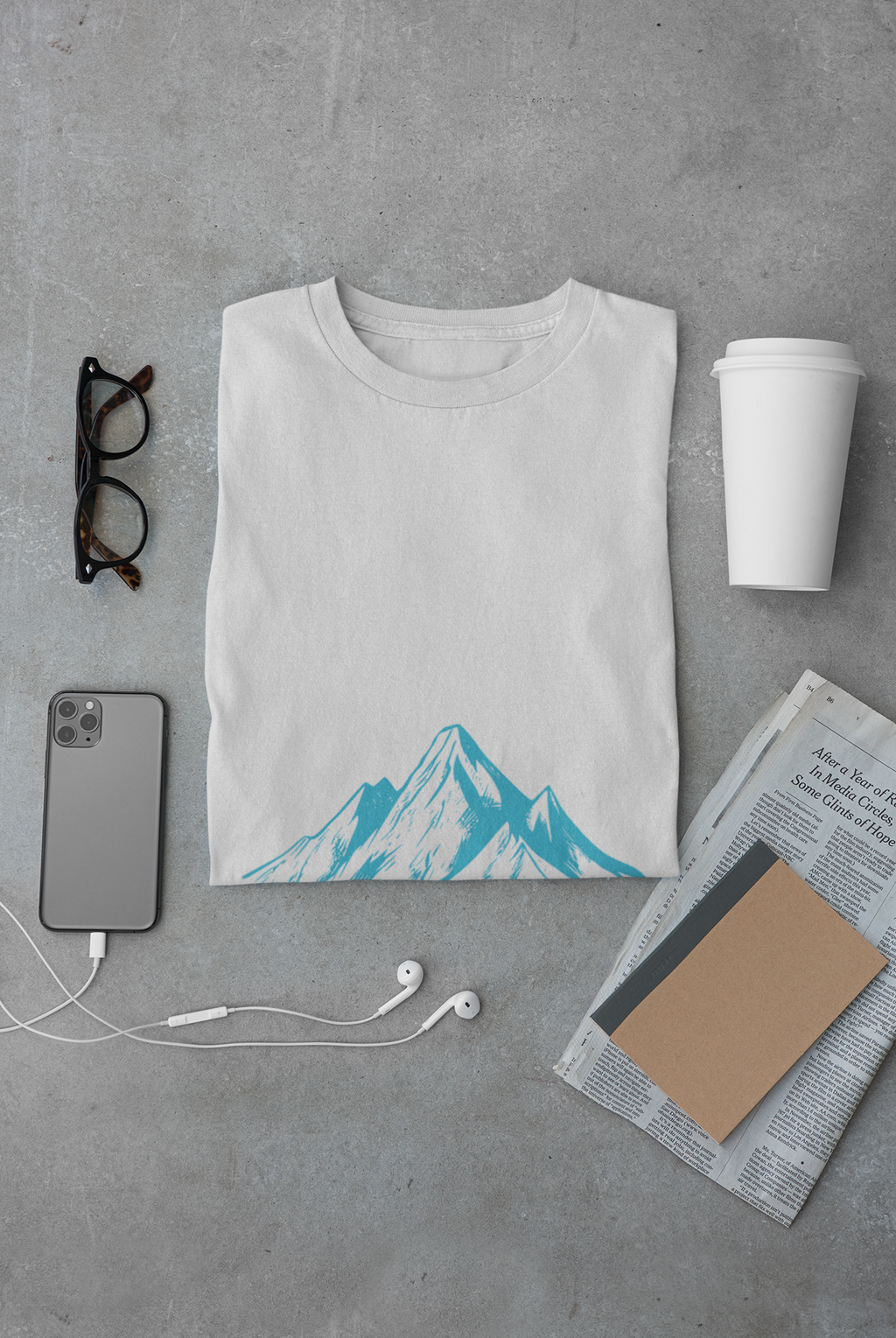 Mountain Graphic Ringer Tee – Women's Blue Peak Outdoor Shirt