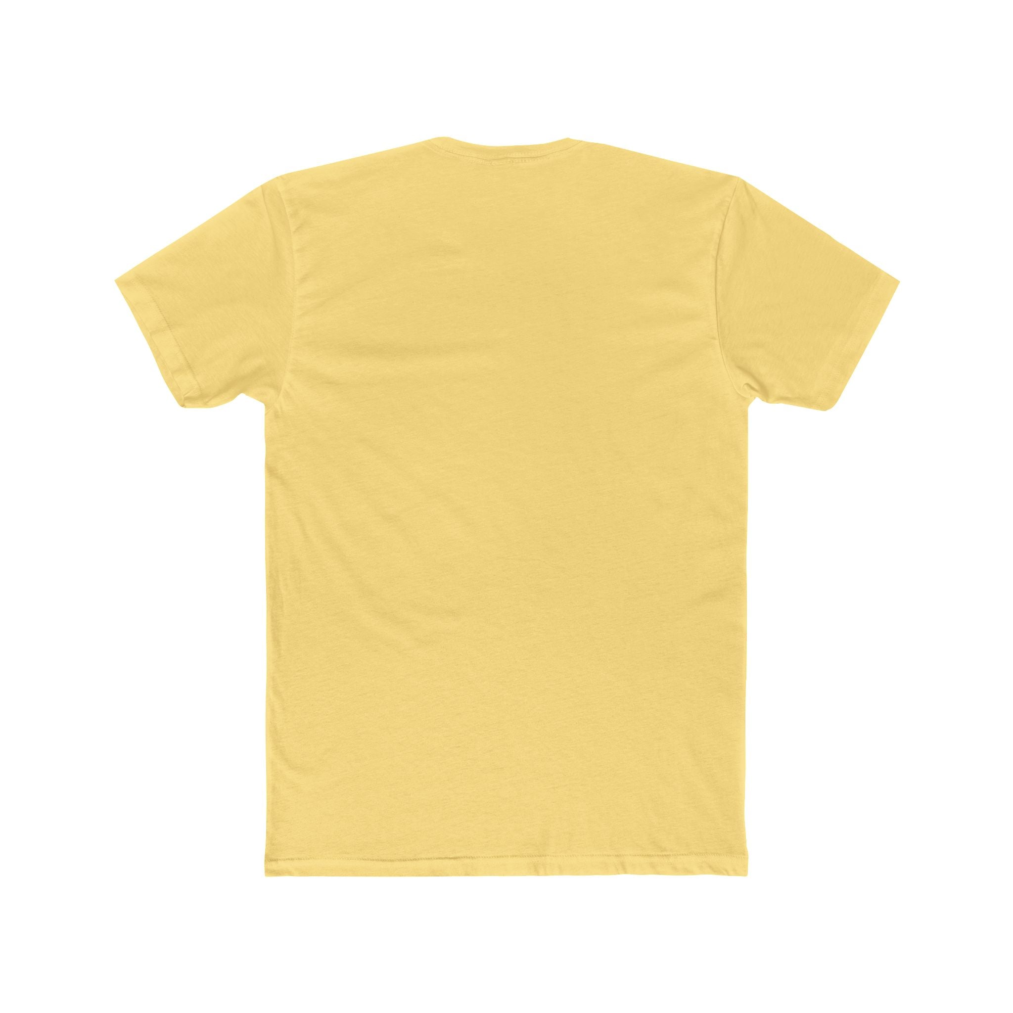 White Minimalist Crew Tee — Subtle Tone-on-Tone Design