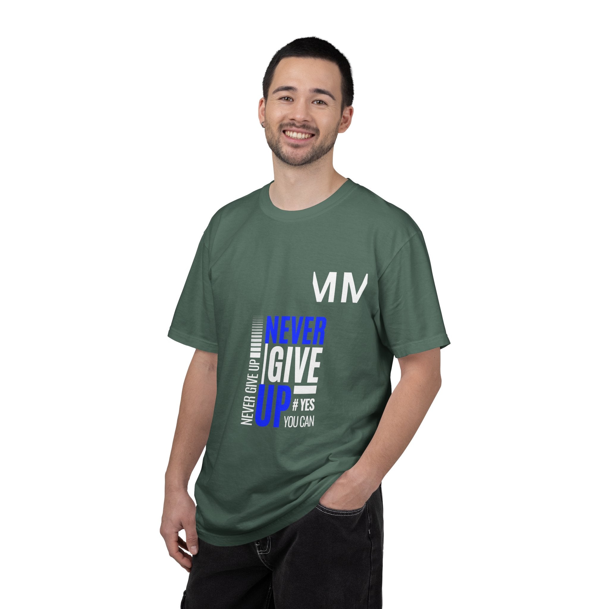 Never Give Up T-Shirt — Motivational Graphic Tee