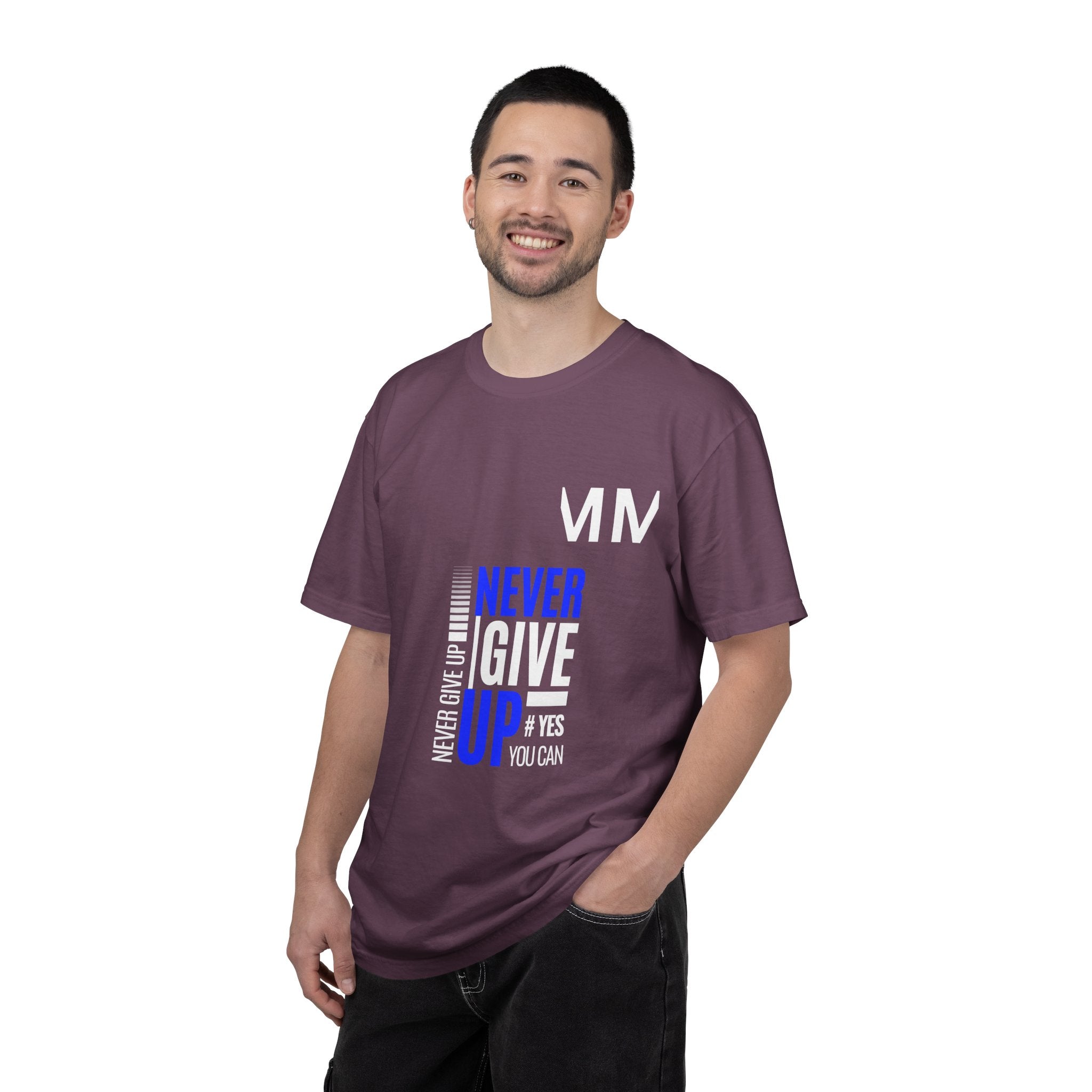Never Give Up T-Shirt — Motivational Graphic Tee