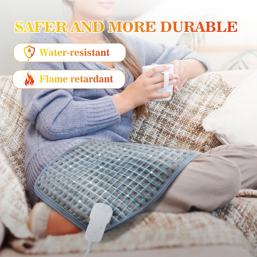 58 * 30cm Electric Heating Pad for Body Abdomen Back Pain Relief Winter Warmer Blanket Heating Warming Pad with USB Office Home