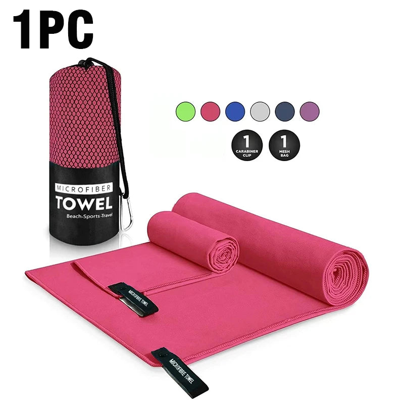 Quick-Drying Sports Towel 40x80/80x160CM Blue Grey Green Orange Swimming Gym Fitness Camping Running Beach Washcloth Towels