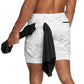 Camo Running Shorts - Men's 2-in-1 Quick Dry Gym Sports Shorts