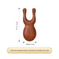 Multi-Functional Wood Therapy Massage Comb Scalp Head Massager Natural Sandalwood Circular Tooth Guasha Scraping Body Massager