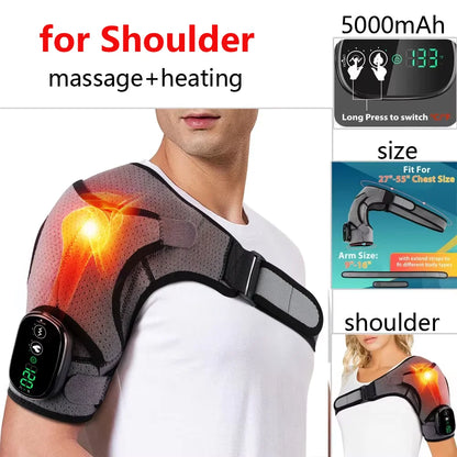 USB Rechargeable Electric Heating Shoulder Pad