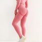 High-Waist Yoga Leggings with Hip Lift