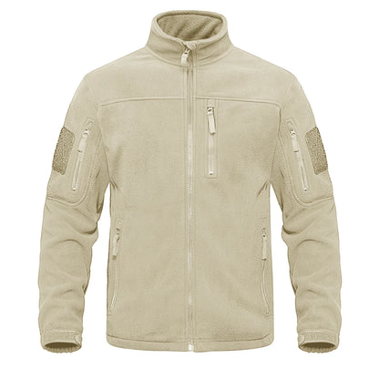 Men's Waterproof Jacket with Detachable Hood and Pockets