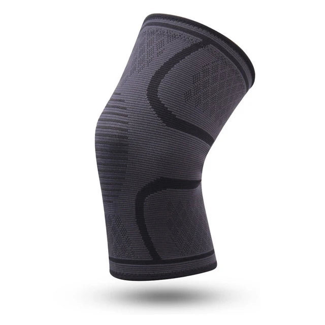 1 Pcs Compression Knee Support Sleeve Elastic Breathable Knee Pads Brace Springs Gym Sports Protector Basketball Volleyball Run
