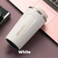 510ml Stainless Steel Coffee Cup Travel Thermal Mug Leak-Proof Thermos Bottle Tea Coffee Mug Office Business Style Thermos