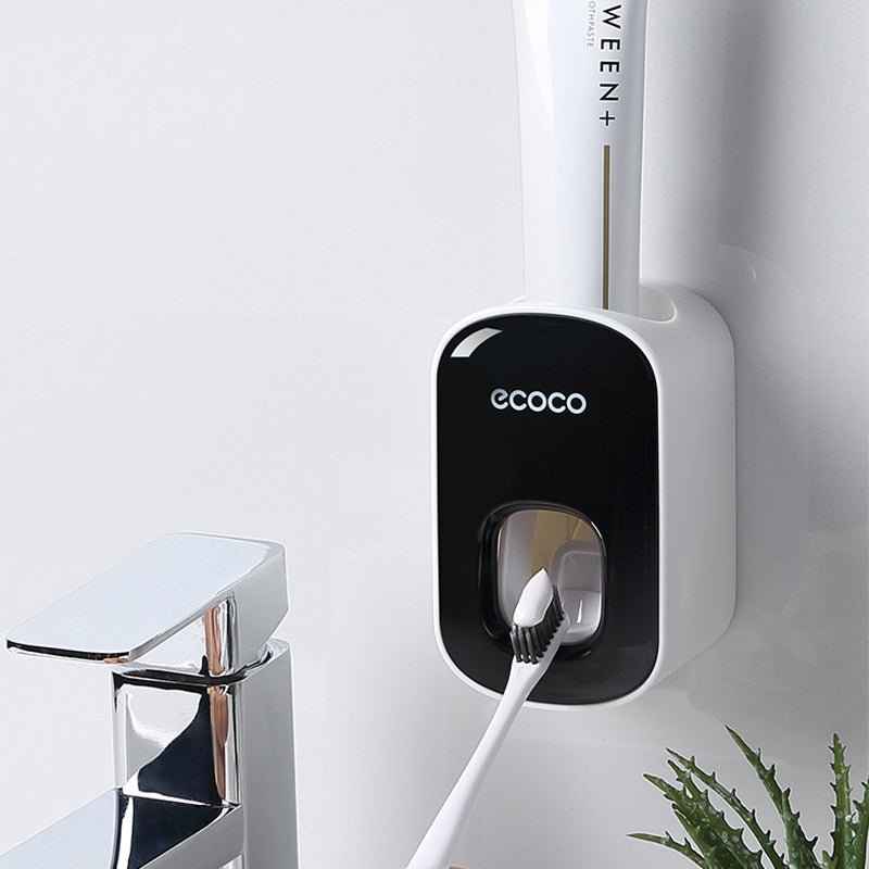 Wall Mounted Automatic Toothpaste Holder Bathroom Accessories Set Dispenser - ORGANIVO